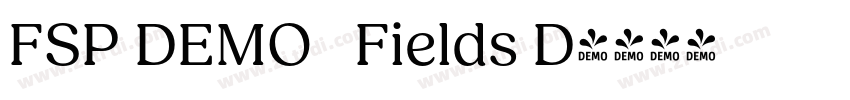 FSP DEMO   Fields D字体转换